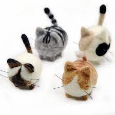 Needle Felting a 3D Cat