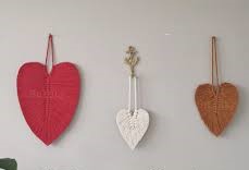 Macrame Heart Wall Hanger